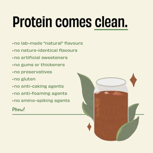 Image of The Whole Truth Plant Protein Isolate 1 KG (2.2 lbs) | Double Cocoa | 25g Protein /Scoop | Real Ingredients | Clean Recipe | No Added Flavours | Pea & Rice Isolate | Easy to Digest