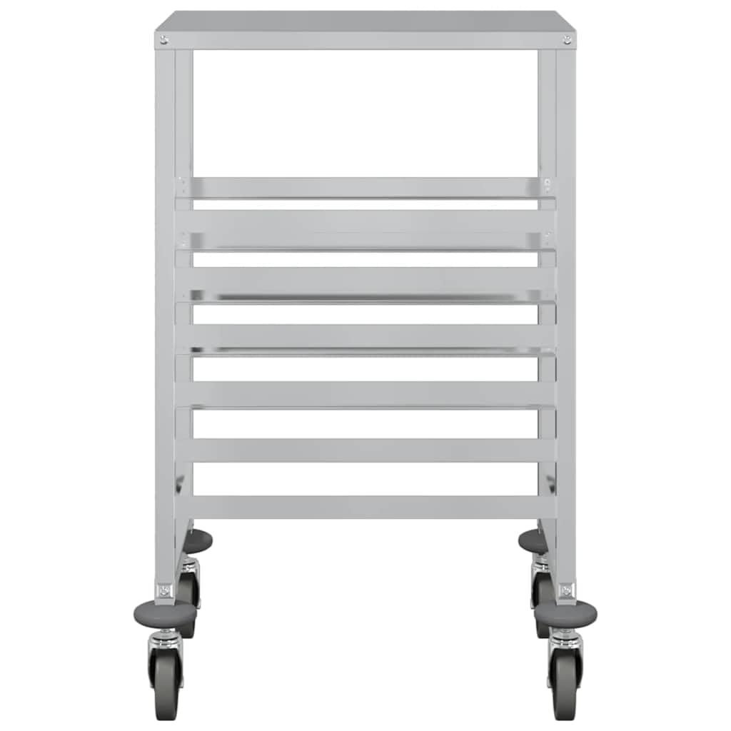 Generico Carrello Portateglie con 6 GN Contenitori 39x55x87 cm,Carrelli e Isole,Carrelli da cucina-4108073