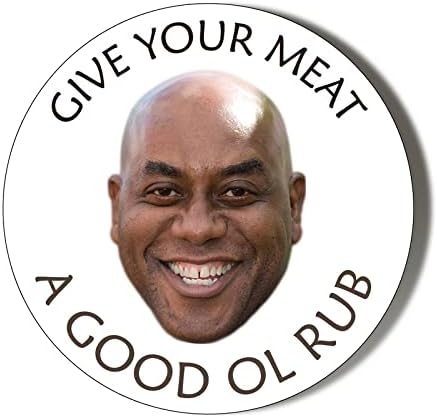 AINSLEY HARRIOTT - GIVE YOUR MEAT A GOOD OLD RUB - 58mm Large Fridge Magnet