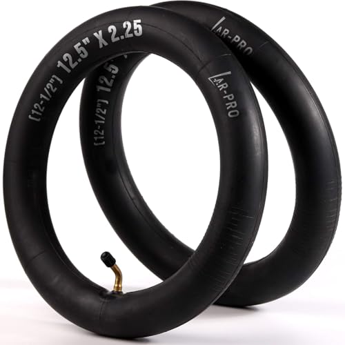 (2 Pack) AR-PRO Scooter Replacement Inner Tubes - 12.5 x 2.25 Inner Tubes with Angled Valve | Compatible with Razor Pocket Mod Bella Chrissy Hannah Montana Electric Scooters