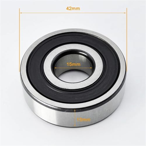 Roulement 6302 2RS en acier chrome haute précision pour mécanisme durable - 2