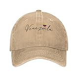 Anceky Venezuela Libre Hat Pride Bandera Venezolana Denim Sombreros Hombres Mujeres Gorra De Béisbol