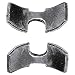 Produktbild cyclingcolors 2x Segmentteil Korpusverbinder Halbmondmuttern Muttern Möbel Rund 38mm Stahl Schrauben 7mm 8mm Antik Vintage Bett Halbmond