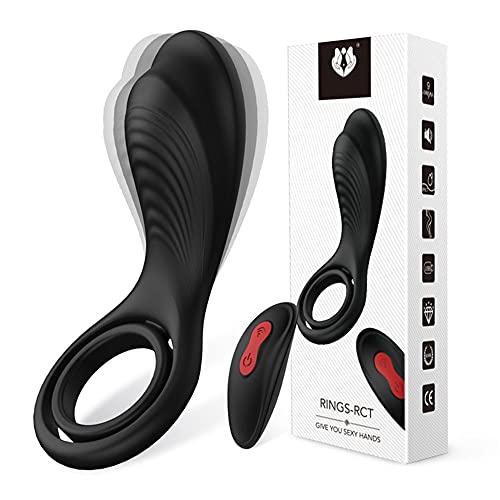 Anillo pene masculino vibrante recargable con motor sónico de alta frecuencia 5