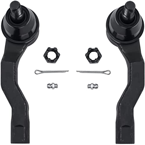Image of Detroit Axle - 6pc Front End Control Arms Kit for 03-07 Infiniti G35, 03-09 Nissan 350Z, 2 Upper Control Arms 4 Tie Rod Ends 2003 2004 2005 2006 2007 2008 2009 Replacement