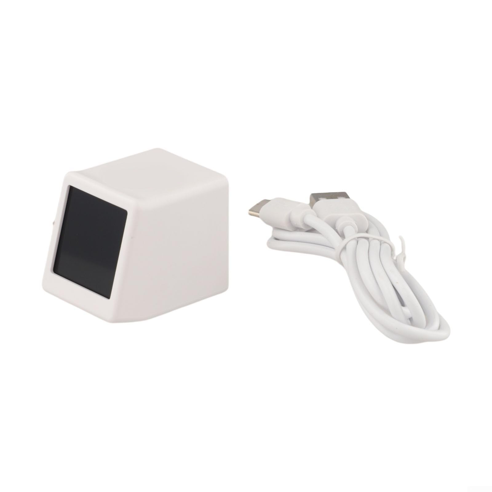 GeekMagic NerdMiner Smalltv PRO Aktie, Echtzeitpreis mit Wetteruhr, WiFi-Desktop-Gadget für Geldwechsel, ABS-Gehäuse, Typ-C-Power, Weiß