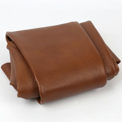 Première couche de vache marron clair MERRIYARD cuir véritable de haute qualité - 4