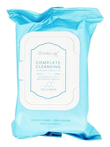 The Crème Shop Korean Cute Gentle and Fresh Advanced Scented Make Up Removal The Crème Shop - Collagen 30 Pre-Wet Towelettes
