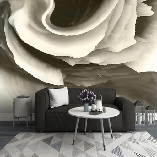 Papier peint 3D salon et chambre à coucher décor mural géométrique abstrait moderne