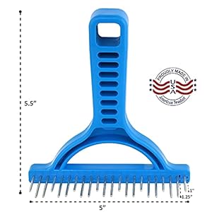 The-Untangler-Rakes-for-Grooming-and-Shedding-silky-smooth-rotating-teeth-to-easily-collect-loose-hair-Purple-Shedding - Cucciolini Doodles   The-Untangler-Rakes-for-Grooming-and-Shedding-silky-smooth-rotating-teeth-to-easily-collect-loose-hair-Purple-Shedding