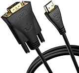 Chip IC activo integrado, puede convertir y emitir señal digital HDMI a dispositivo de visualización VGA sin convertidor externo, pero no es un convertidor bidireccional, solo convierte la salida de señal digital HDMI en señal analógica VGA, no puede transmitir señal VGA a HDMI.