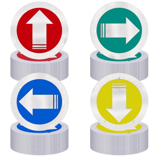 Amylove 40 Pcs Reflective Trail Marker Bright Trail Marking Reflectors for Hunting Hiking Driveway Camping Walking Backpacking Outdoors