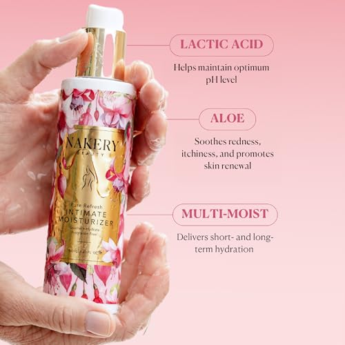 Image of Nakery Intimate Feminine Moisturizer, Vaginal Moisturizer for Dryness, Hyaluronic Acid Intimate Cream, Anti Itch Soothing Hydration, pH Balanced, Safe for Sensitive Skin