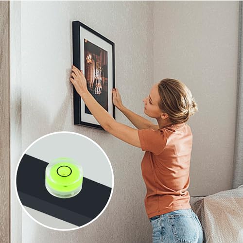 MIPIACE 10 Stück Libelle Wasserwaage Mini Bubble Wasserwaage Kleine Wasserwaage Spirit Level Bubbles Bubble Small Level Runde Libelle für Camping Kameras Stationäre Bilder Verwendet Werden