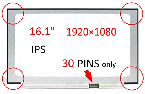Écran N161HCA-EA2 16.1 LCD de remplacement pour PC portable