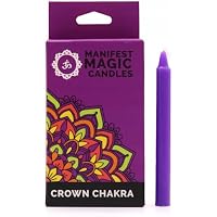 Ancient Wisdom Velas Mágicas Manifest (paquete de 12) - Púrpura
