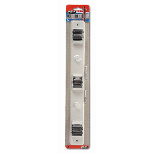 Support mural accroche balais triple BRINOX 84Y3 solution gain de place placard