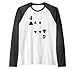Four 4 of Diamonds Poker Playing Card Costume Tee Manche Raglan