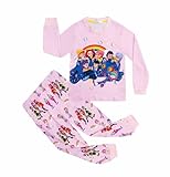 DianShao Kpop D-Demon Schlafanzug Set für Mädchen & Jungen, Langarm + Lange Hose, Cooles Dämonenjäger Design