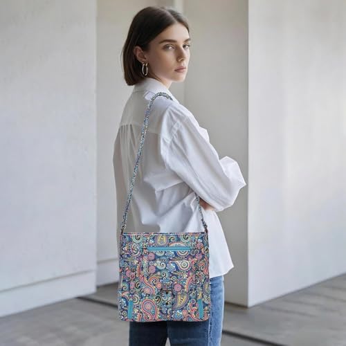 Image of Crossbody Bags for Women Medium PU Leather Multi Pocket Shoulder Purses