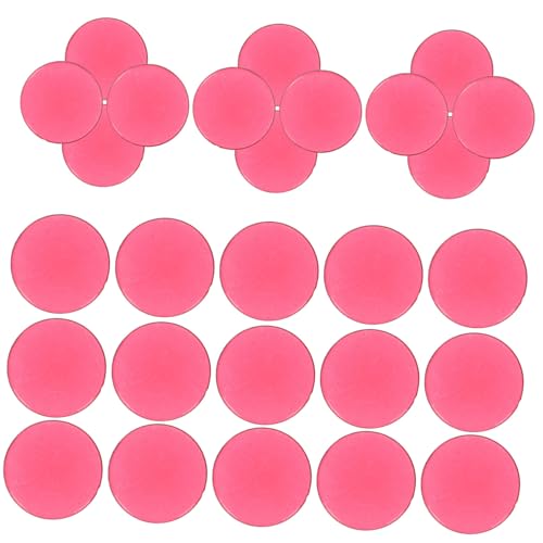BESPORTBLE 100pcs Bingo Chips Set Acrylic Counting Discs for Game Night Math Learning Classroom Activities and Educational Games