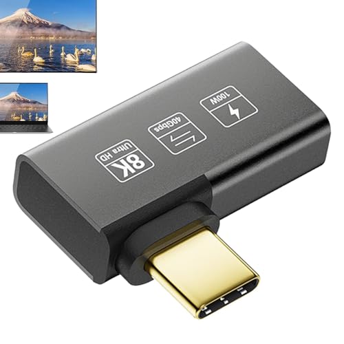 Adaptador USB C 240W, Adaptador USB de 240W - Convertidor de Carga rápida | Plug and Play, admite una Transferencia de hasta 40 Gbps y un Video de 8k, Carga de