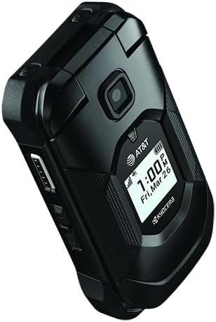 KYOCERA New E4830 DuraXE Epic AT&T/Unlocked/Consumer Cellular/T-Mobile Flip Phone 16GB Rugged 4G LTE Black (2 Year Kyocera Warranty) Kosher NO Verizon