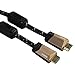 Produktbild Hama HDMI Anschlusskabel 0.75m vergoldete Steckkontakte, mit Ferritkern, Audio Return Channel Schwar
