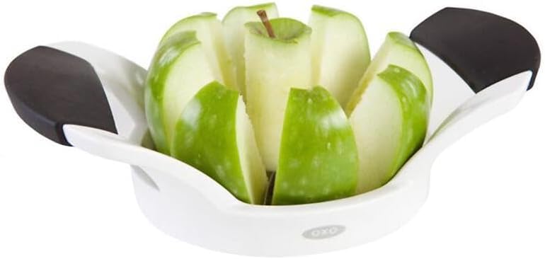 Apple sliced into 8 pieces with core removed