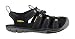 KEEN Women's Clearwater CNX Sandal,Black/Yellow,8 M US