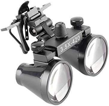 Miniatura 3 de Lupas 3.5X 16.535 in Binocular Gafas Ópticas Lupa con Clip de Metal