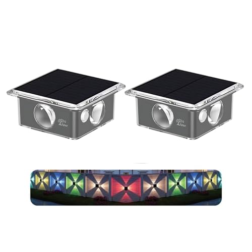 Image of Epyz Solar Wall Light Outdoor, Multicolor, Pack of 2