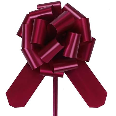 WDHHNP 6 PCS Pull Bows for Gift Wrapping,Gift Bow Bulk for Presents Package,Gift Baskets,Christmas,Wedding,and Party Decor Cover
