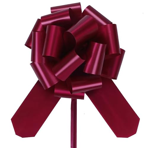WDHHNP 6 PCS Pull Bows for Gift Wrapping,Gift Bow Bulk for Presents Package,Gift Baskets,Christmas,Wedding,and Party Decor