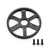 Para Traxxas Para Summit Para E-REVO Para E-Maxx 1/10 1 Pieza Acero Endurecido 65T Recto Principal 0.8M 32P 3960 Accesorios Piezas Actualización Automóvil RC Piezas