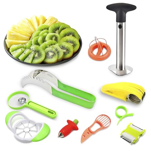 10 Pcs Fruit Corer and Slicer Set