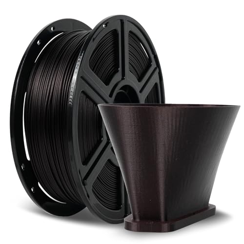 Image of FLASHFORGE Carbon Fiber PLA Filament 1.75mm Marsala, Reinforced 3D Printer Filament 1kg, Lightweight & High-Strength PLA-CF Filament, Strong & Easy to Print