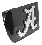 University of Alabama Crimson Tide Black with Chrome Plated Metal 