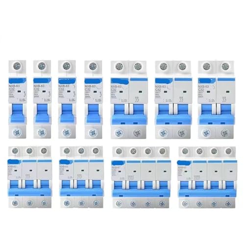 Disyuntor miniatura NXB-63 de 1P a 4P para instalacion en pared
