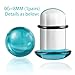DOEARKO 12 PCS Glass Ear Gauges Stretching Kit Plugs Comfy Stretching Fashion Body Piercing gauge stretching kit 14G-2G (Turquoise, 0g 2PCS)