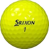 Srixon Z-Star Golf Balls (Tour Yellow, Spinskin, 3pk) 1 Sleeve 2023