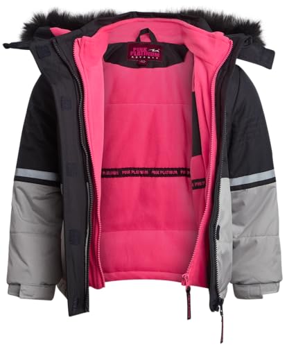 image for Pink Platinum Girls Snowsuits - 2 Piece Waterproof Toddler Winter Jack
