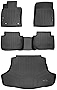 MAXLINER Custom Fit Floor Mats 2 Rows and Cargo Liner Set Black Compatible with 2018-2022 Toyota Camry Standard Models Only (No Hybrid)