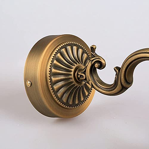 Applique Murale Retro Rotative Miroir Cuivre Eclairage Orientable LED - 6
