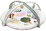 Gimnasio infantil de actividades equipado con 5 peluches animados diferentes con sonido - incluye una cajita musical con 8 melodías diferentes | Todo ello hace que este gimnasio de actividades estimule las 5 sentidos del bebé y contribuya en sus habilidades cognitivas y motoras, tanto motricidad gruesa (alcanzar o golpear), como motricidad fina (destreza y coordinación)