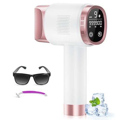 21J Haarentfernung mit Licht, gepulst mit Eis, 9 Energiestufen, Entferner mit Lichtimpuls für Frauen, Gesicht, Bikini, Arme 21J Haarentfernung mit Licht, gepulst mit Eis, 9 Energiestufen, Entferner mit Lichtimpuls für Frauen, Gesicht, Bikini, Arme