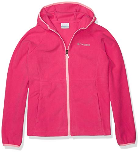 Columbia Girls' Toddler Kids Fast Trek II Fleece Hoodie, Cactus Pink, 3T