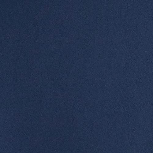 Image of Amazon Basics Lightweight Pleated Dust Ruffle Bed Skirt, Wrinkle and Fade Resistant, Machine Washable, Full, Navy Blue