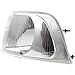 CarLights360 For Volvo S40 Turn Signal/Parking Light Assembly 2001 02 03 2004 Driver Side Chrome Bezel VO2520109 | 30621833-0