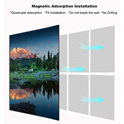 Pantalla de proyección óptica micro 8K 4K ALR fija magnética 100 pulg miniatura 3